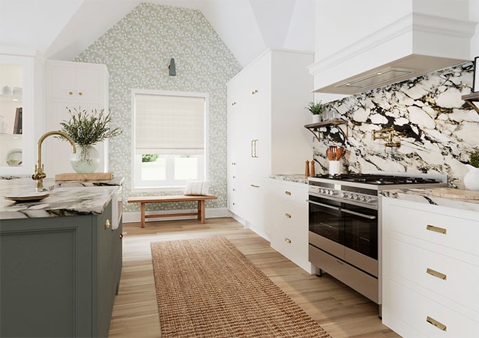 Faux Silk, Natural - Roman Blind - Image 7